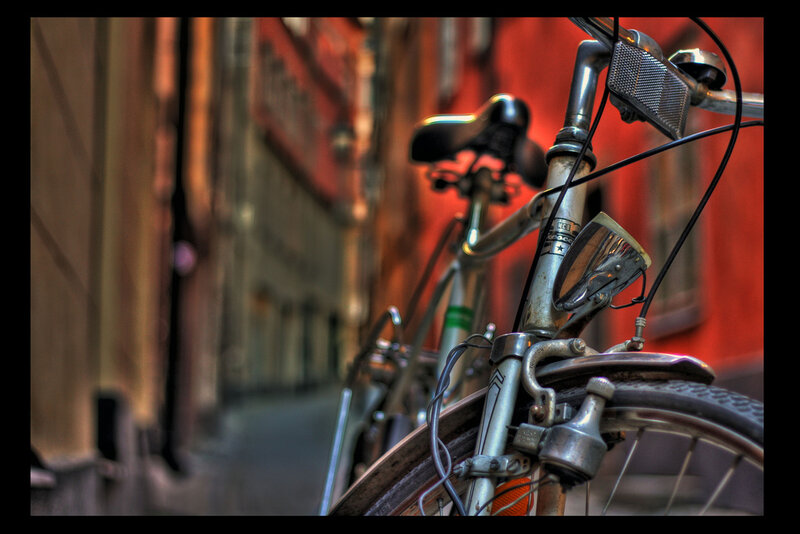 Close-up of Bicycle Front