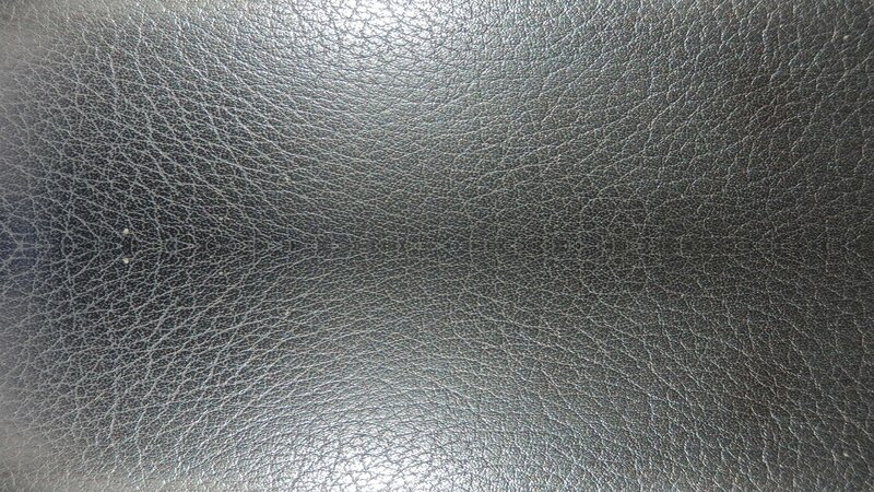 close-up of black leather texture