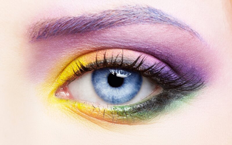 Close-up of Blue Eye — Vibrant