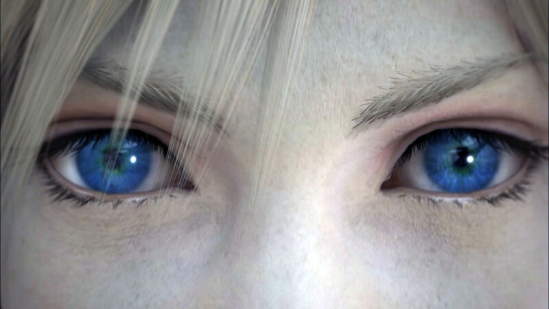 Close-up of Blue Eyes — Intense, 3d Render