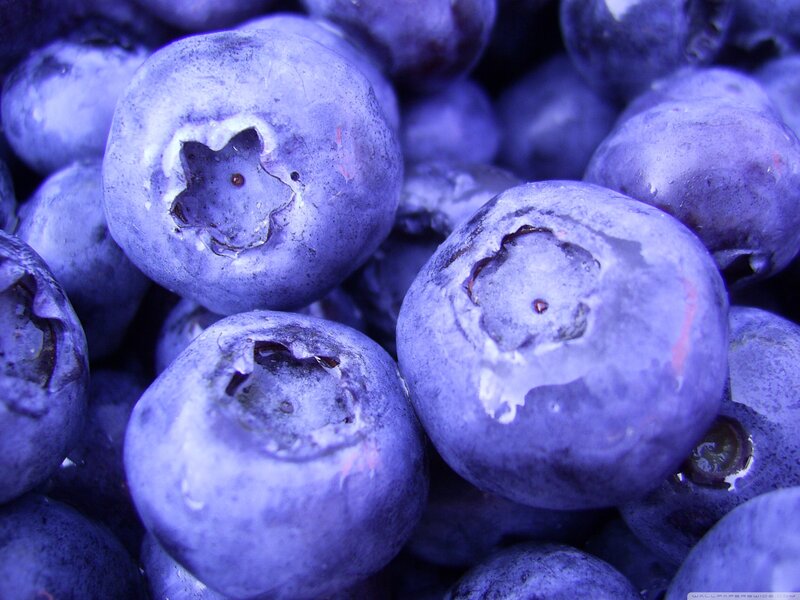 Close-up of blueberries
