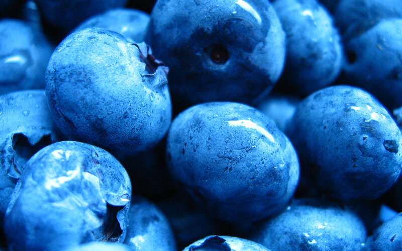 Close-up of blueberries
