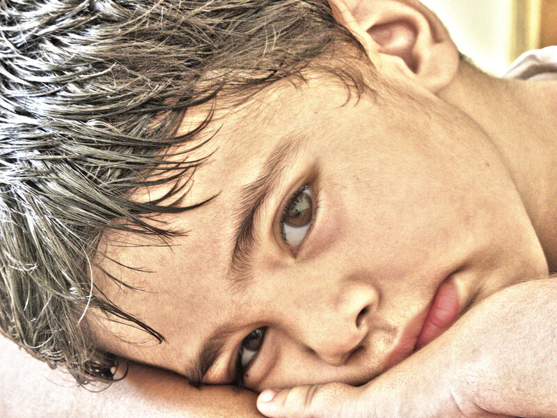 Close-up of Boy's Face