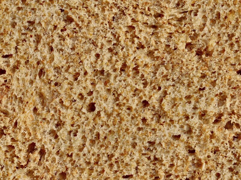 close-up of bread crumb