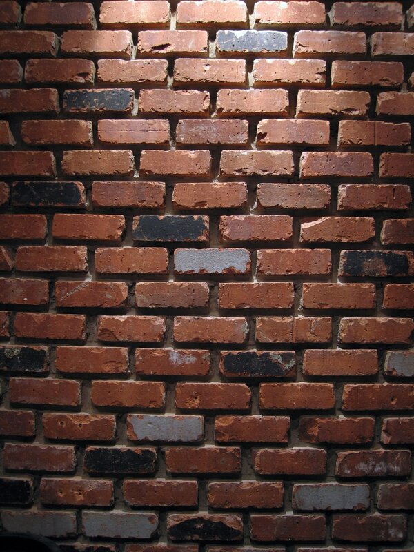 close-up of brick wall