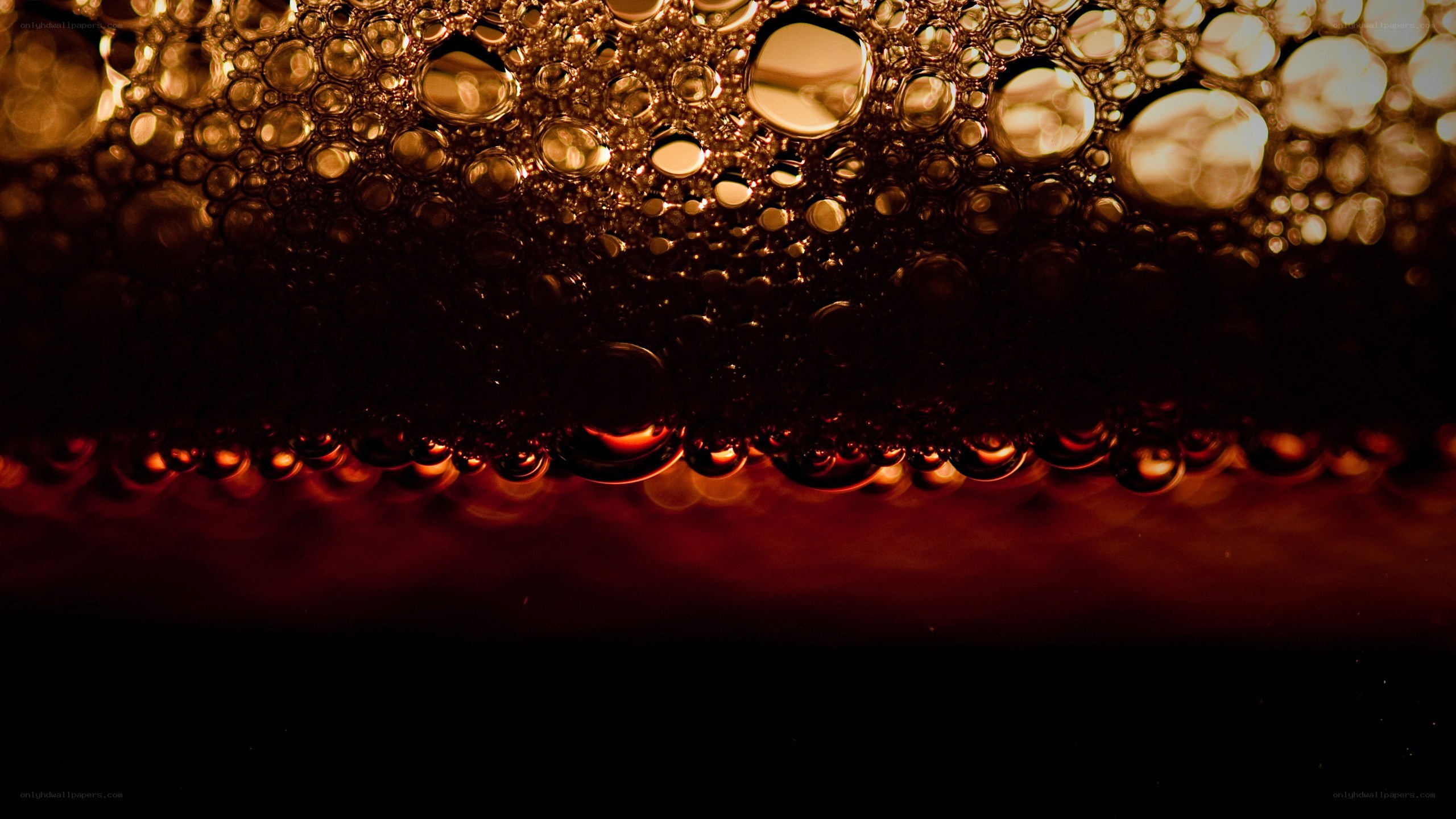 Close-up of bubbles in liquid