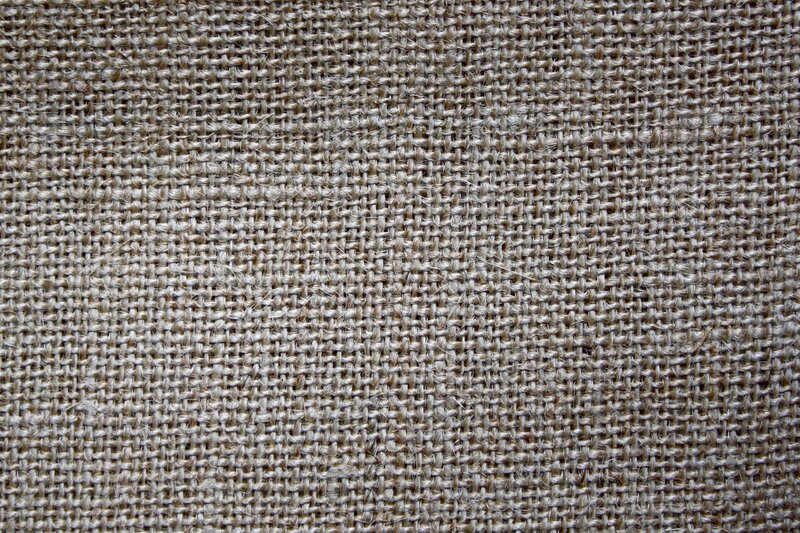 close-up of burlap texture