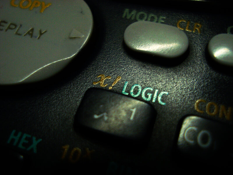 Close-up of Calculator Buttons