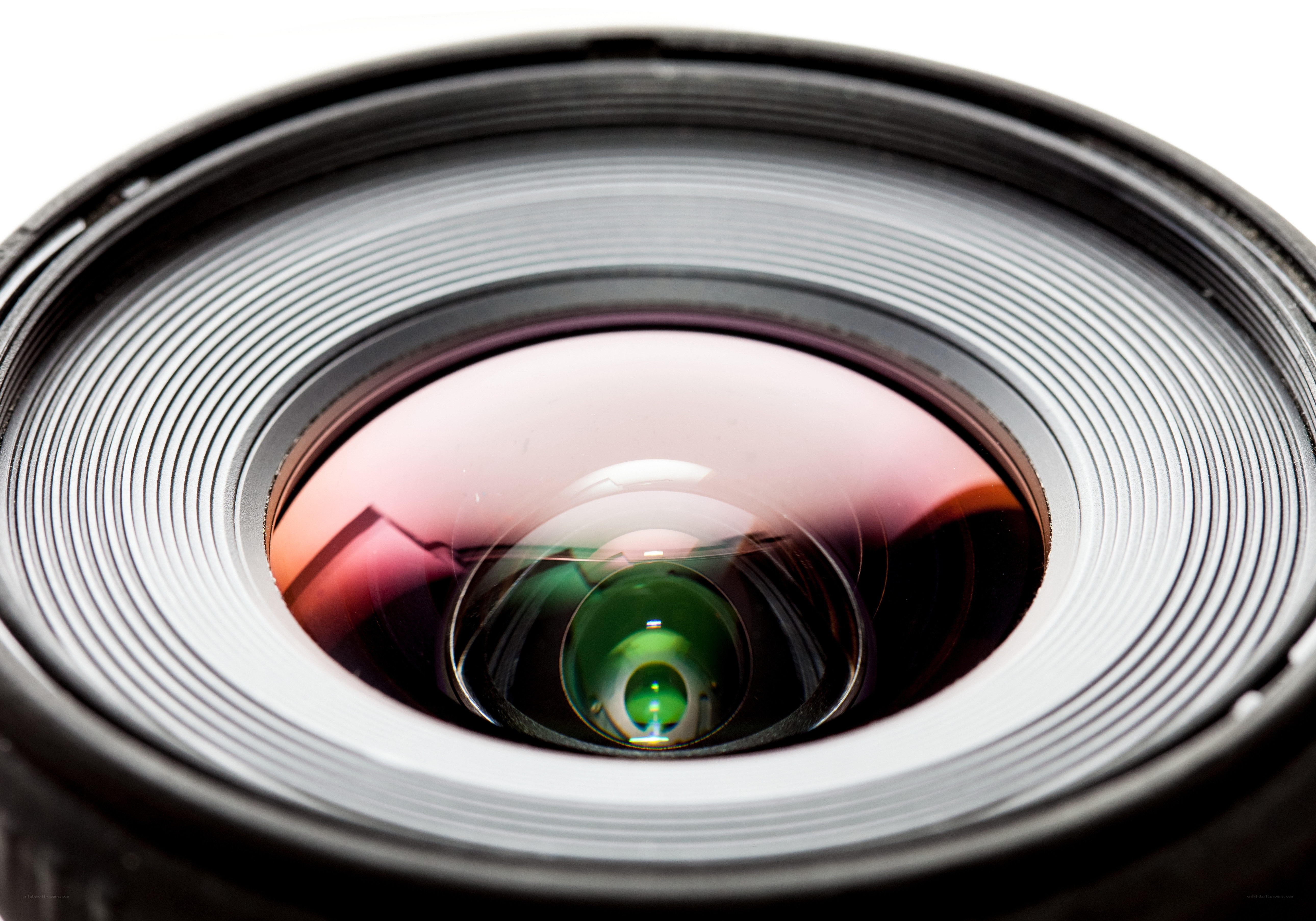 close-up of camera lens