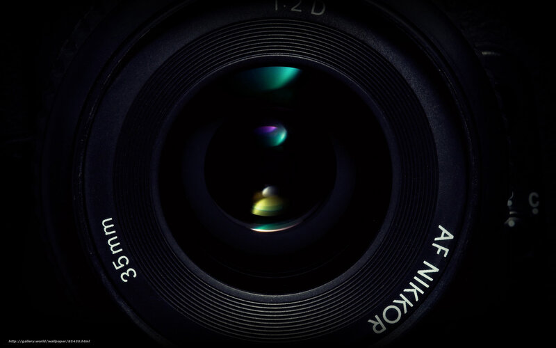 close-up of camera lens