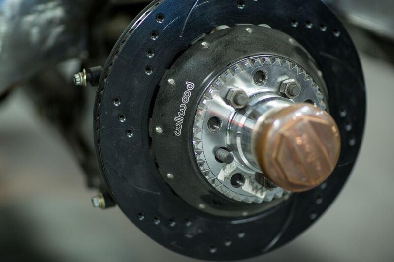 close-up of car brake system
