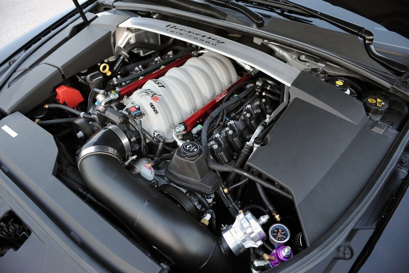 close-up of car engine