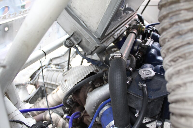close-up of car engine components