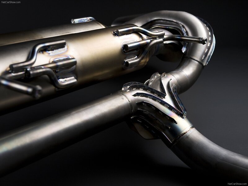close-up of car exhaust system