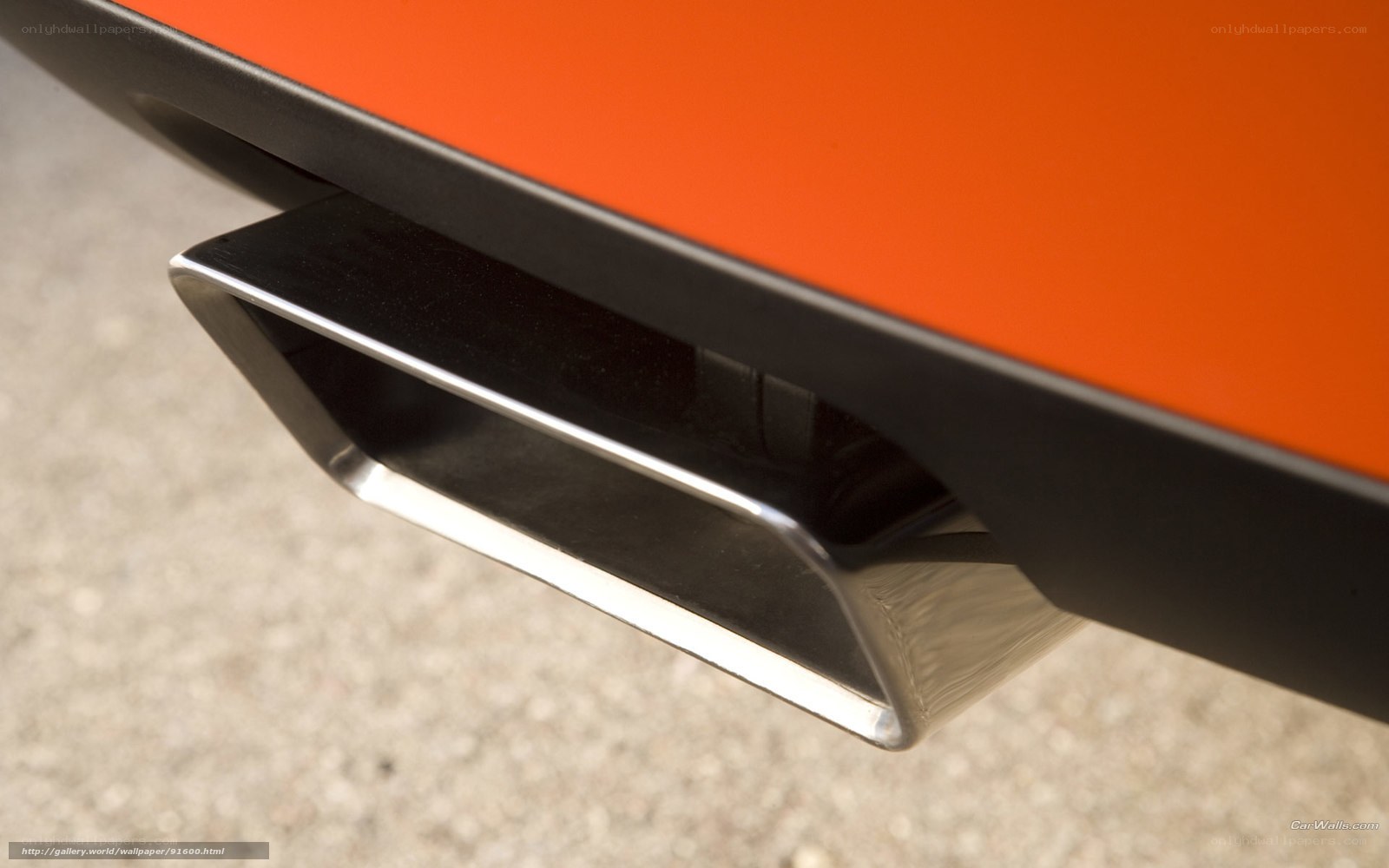 close-up of car exhaust