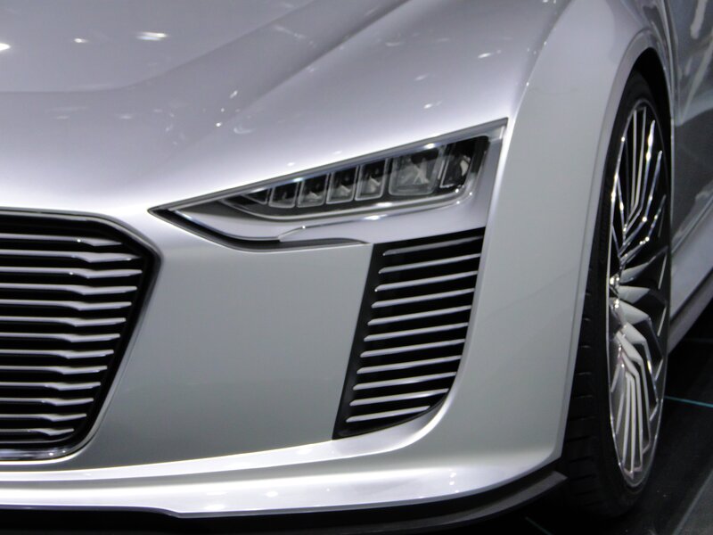 close-up of car front