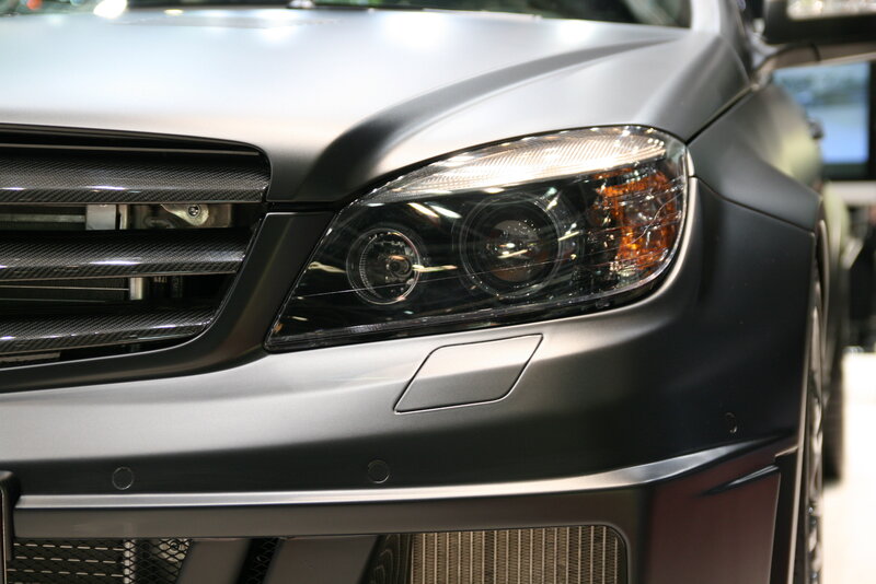 close-up of car front