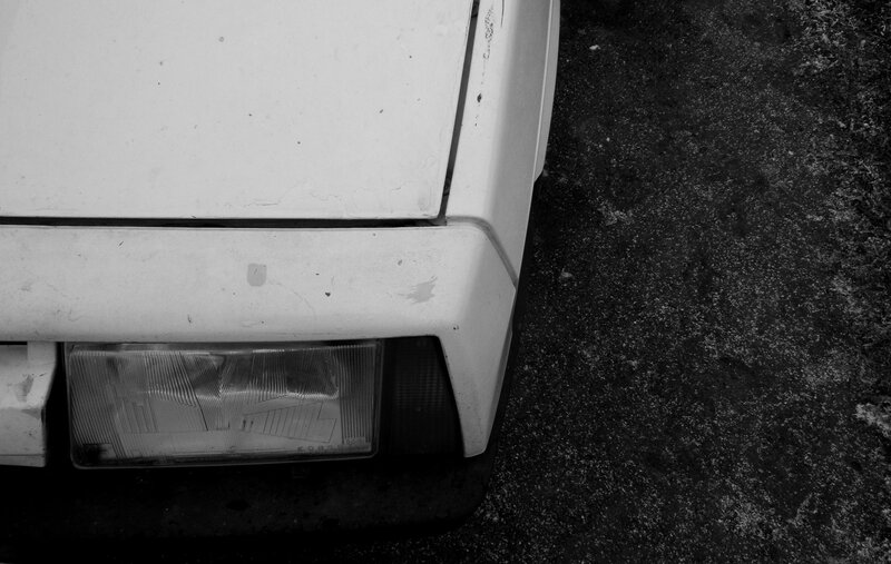 close-up of car front