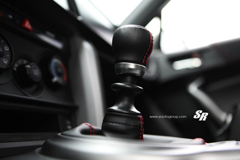 close-up of car gear shift