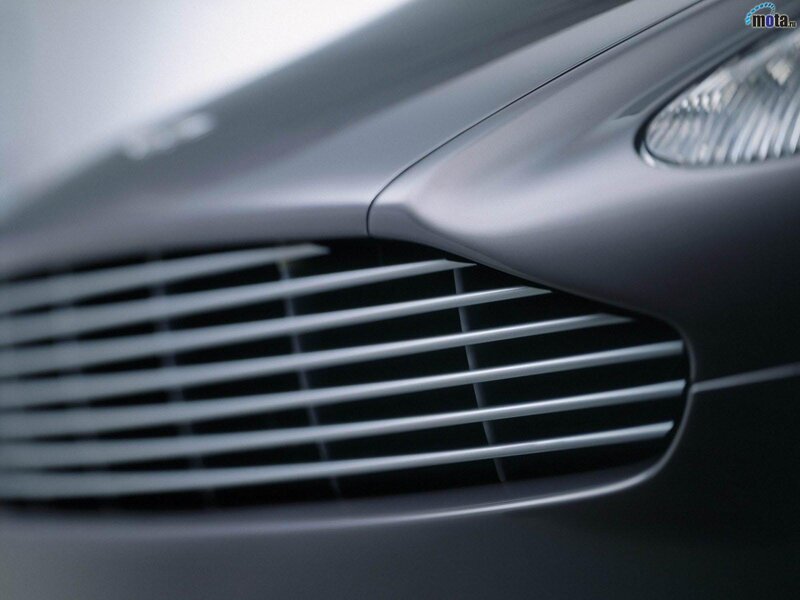close-up of car grille