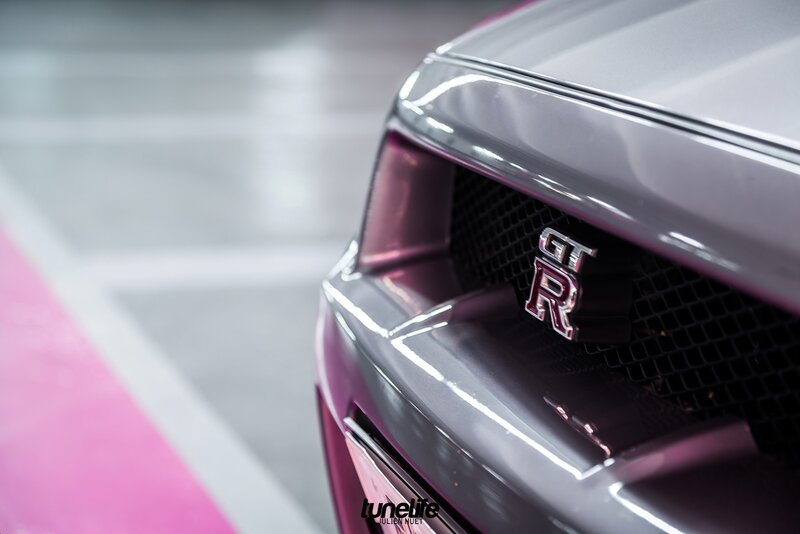 Close-up of Car Grille — Gray