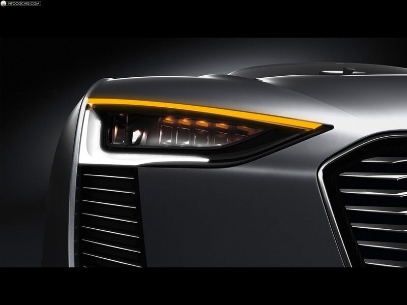 Close-up of car headlight