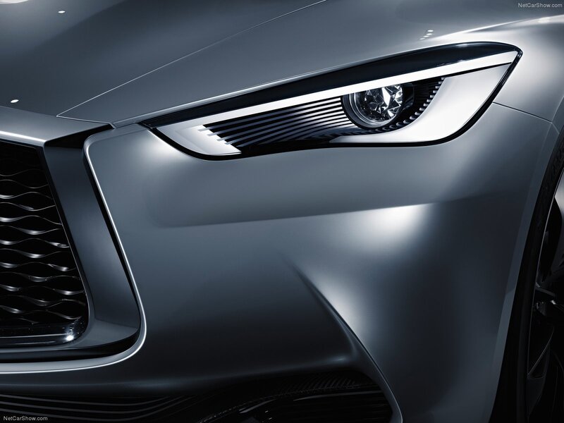 Close-up of Car Headlight — Gray, Dramatic