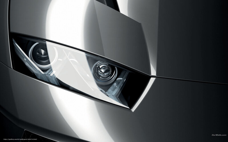 Close-up of car headlights
