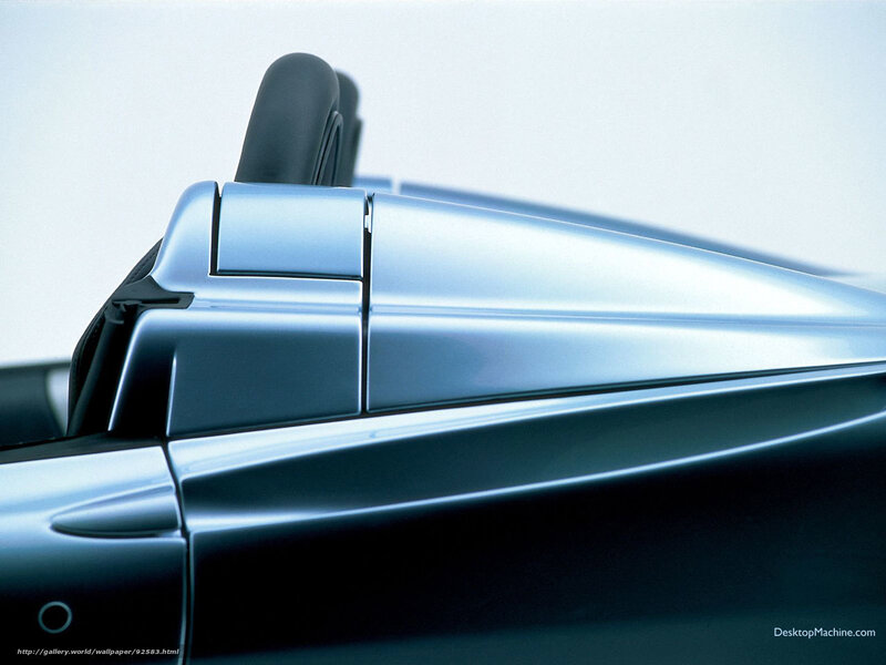 Close-up of car roof mechanism