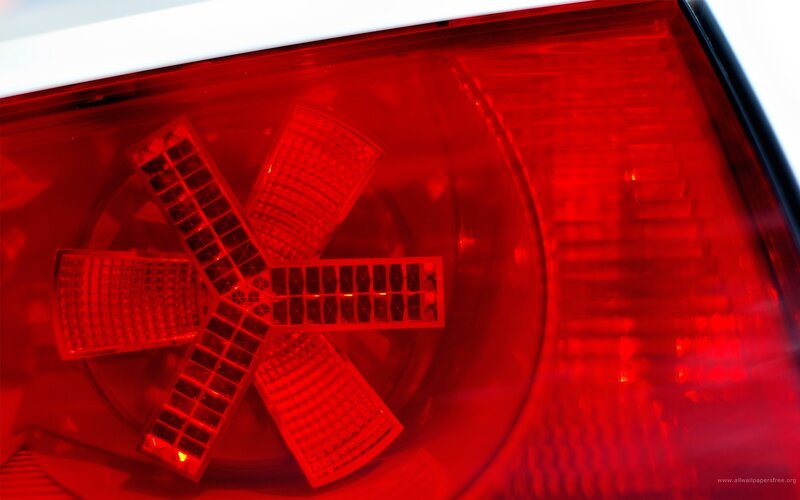 close-up of car taillight