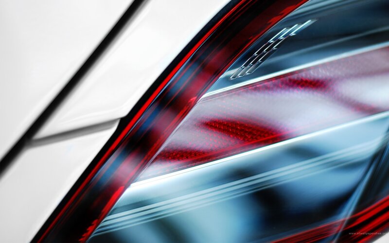 close-up of car taillight