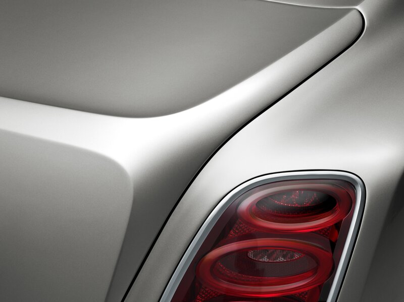 close-up of car taillight
