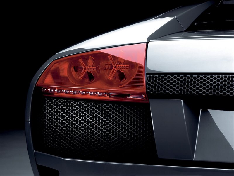 close-up of car taillight