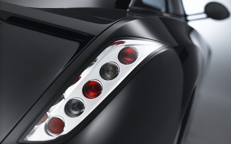 close-up of car taillight