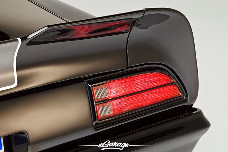 close-up of car taillight