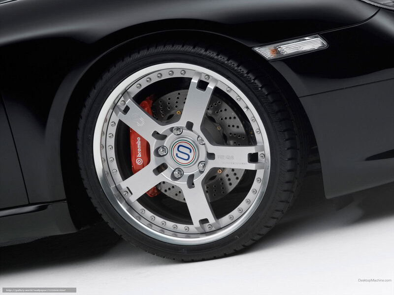 close-up of car wheel
