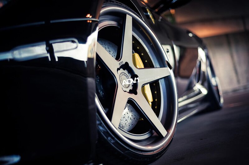 close-up of car wheel