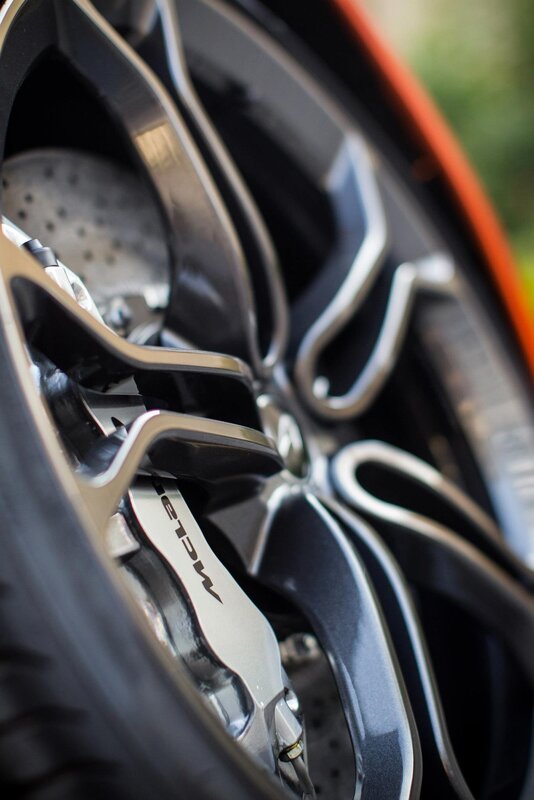 close-up of car wheel
