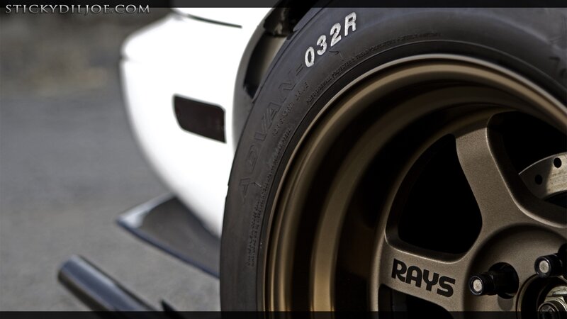 close-up of car wheel
