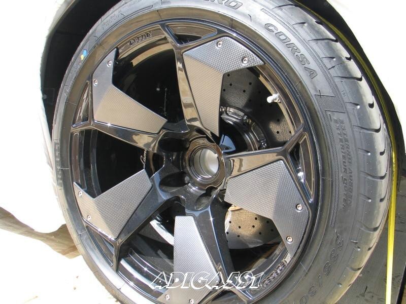 close-up of car wheel