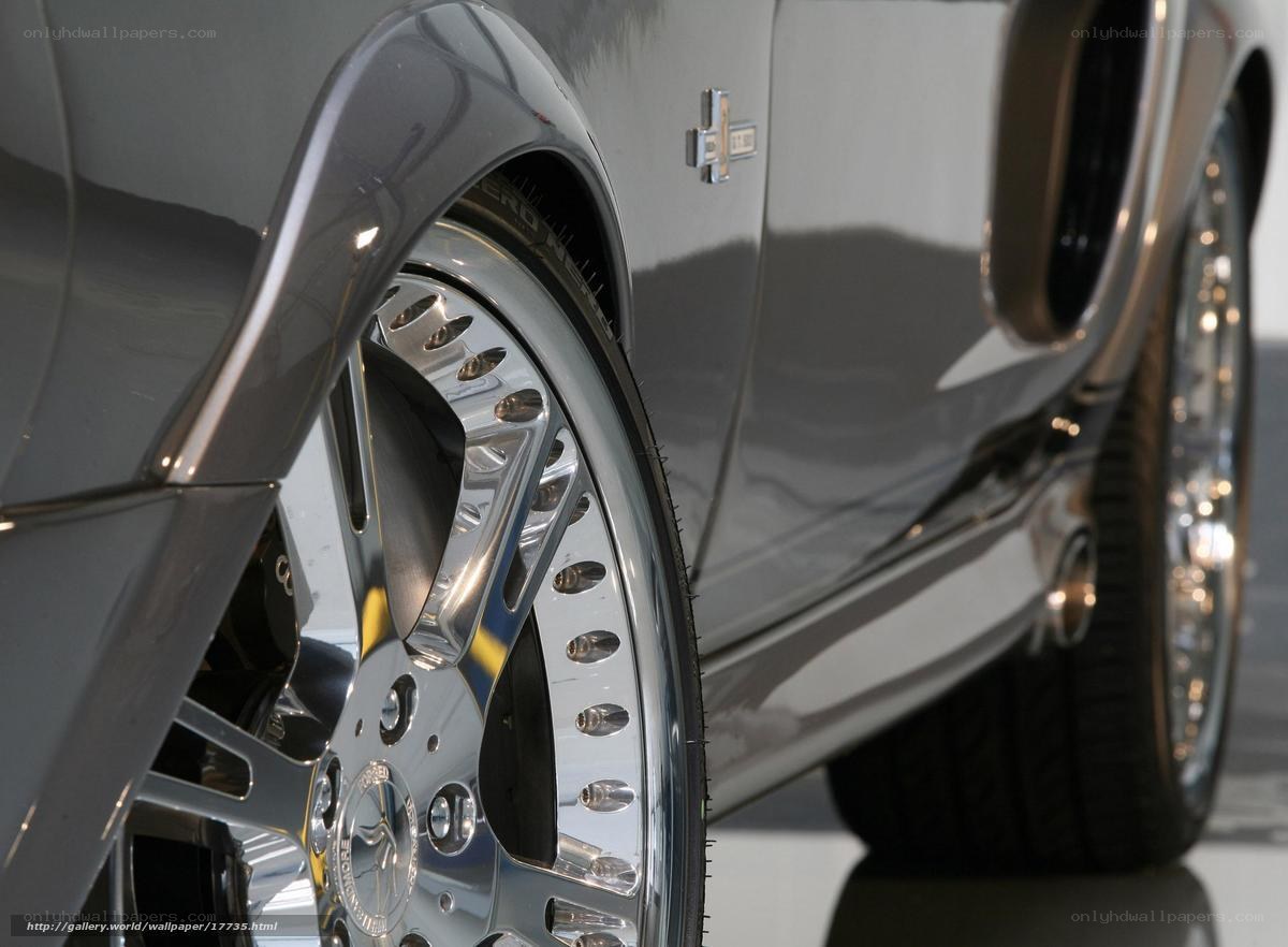 close-up of car wheel