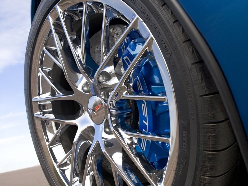 close-up of car wheel