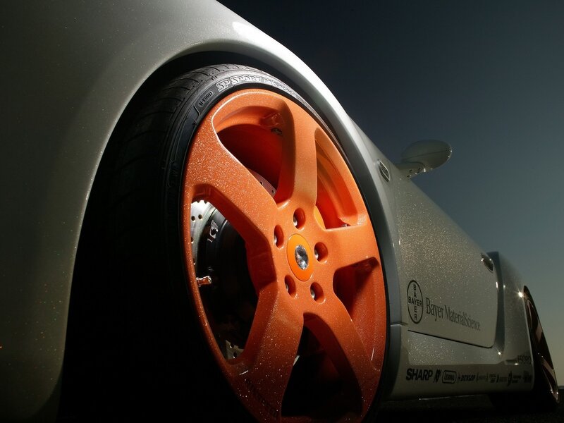 close-up of car wheel