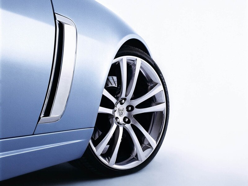 close-up of car wheel