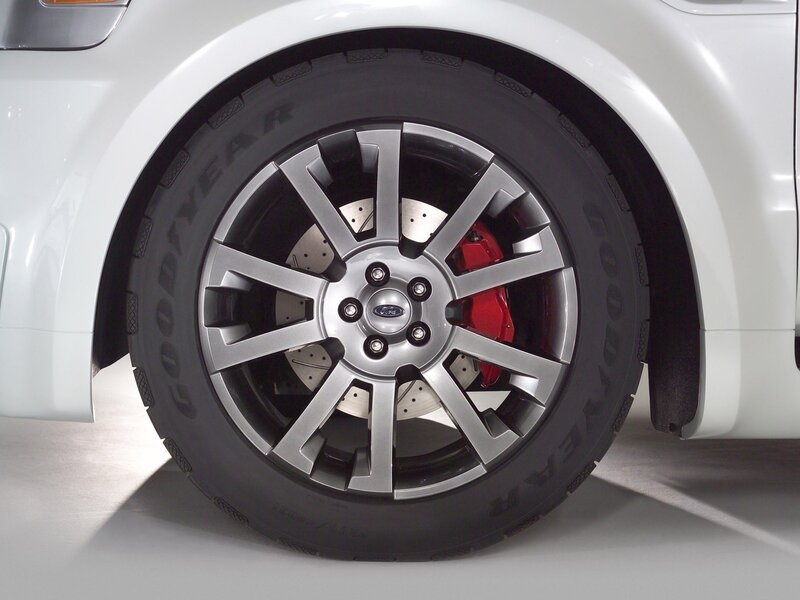 close-up of car wheel