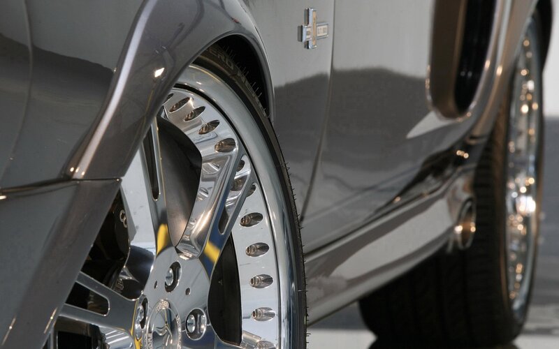 close-up of car wheel