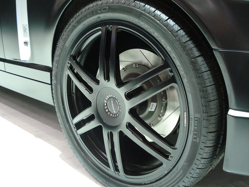 close-up of car wheel