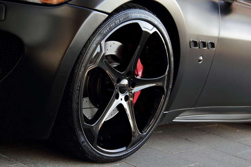 close-up of car wheel