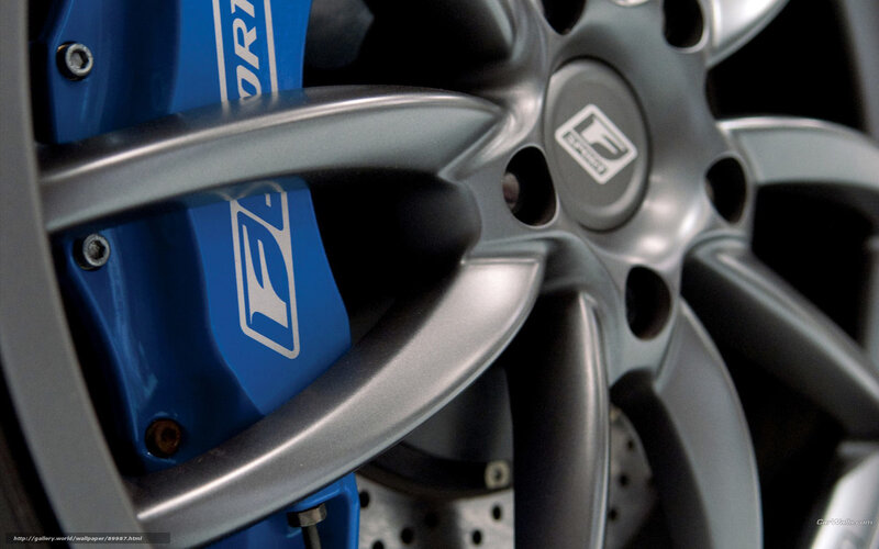 close-up of car wheel and brake