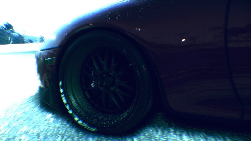 Close-up of Car Wheel — Black, Dark